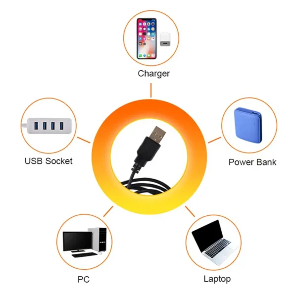 Drop Shipping USB Sunset Lamp LED Without Choice Mark Rainbow Neon Night Light Projector Photography Wall Atmosphere Lighting - Image 3