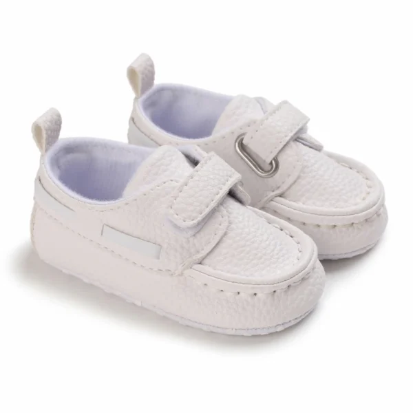 Newborn Baby Prewalker Girls Boys Casual Shoes Leather Non-Slip Soft-Sole Infant Toddler First Walkers 0-18M Baptism - Image 2