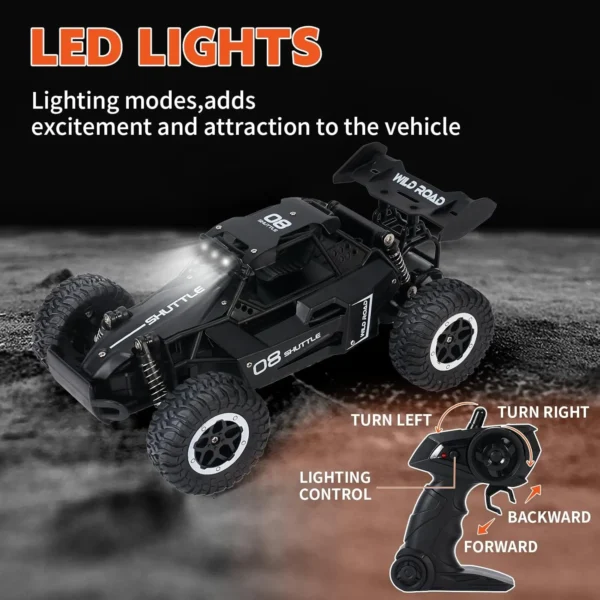 New 1:16 RC Car Remote Control Cars 2.4G Buggy Truck Drift Racing Climbing Off Road Vehicle Outdoor Toy Boy Kids Childrens Gifts - Image 4
