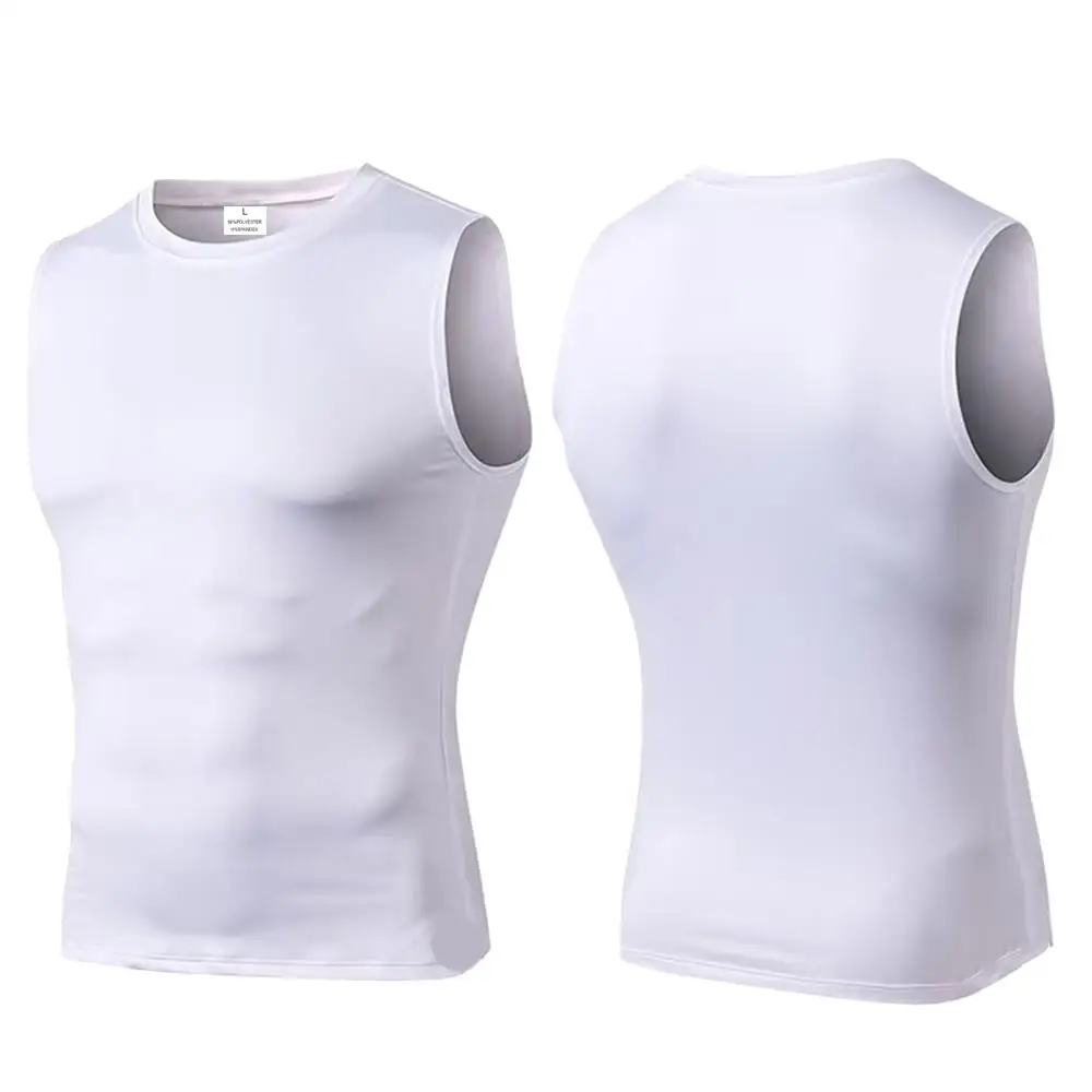 Men Quick Dry Running T-Shirts Compression Vest Sleeveless Quick-Drying Jersey Training Shirt Gym Mens Tank Top 7 Men Quick Dry Running T-Shirts Compression Vest Sleeveless Quick-Drying Jersey Training Shirt Gym Mens Tank Top - Image 7