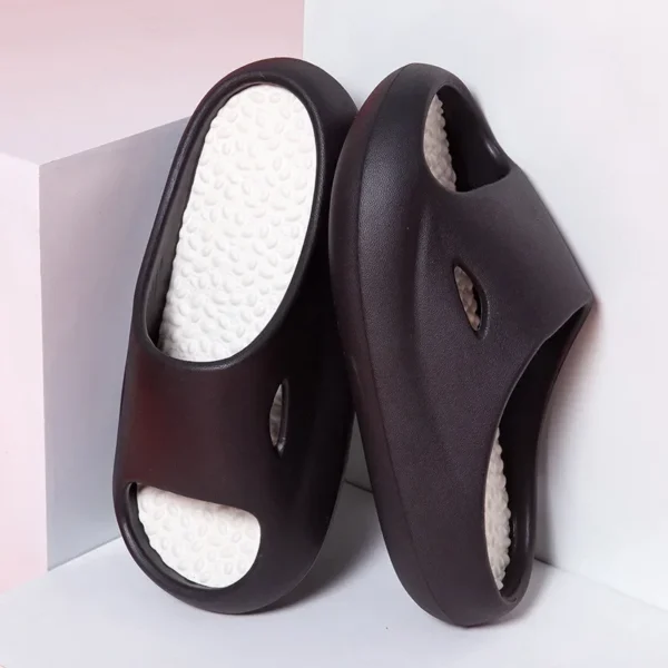 Platform Slippers for Couple Summer Shoes 2023 New Home Massage Slipper Ladies Comfort Beach Slides Sandals Open Toe Flip Flops - Image 7