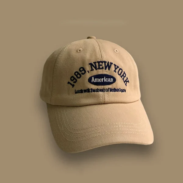 Korean Retro Baseball Hat Women's Autumn Winter Versatile Ins Street Letter Embroidered Caps Summer Couple Men Official Website - Image 5