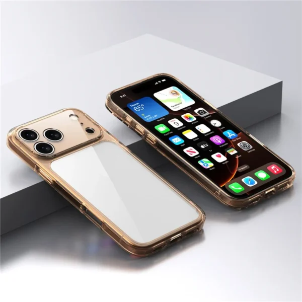 Luxury Hybrid Transparent Shockproof Phone Case For iPhone 17 Pro Max 17 Air 17Pro Max Clear Hard Acrylic Protective Back Cover - Image 9