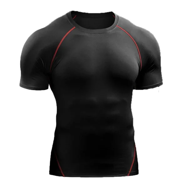 2025 Compression T Shirt Men Summer Sportswear Running T-shirt Elastic Quick Dry Sport Tops Tee Athletic Gym Workout Shirts Men - Image 13