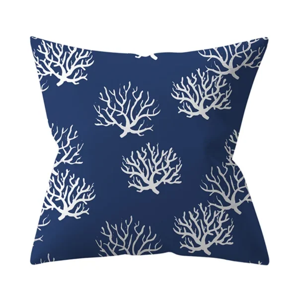 Navy Blue Mandala Nordic Geometric Pillowcase 45x45 Cushion Cover Decorative Pillow Sofa  Home Decor Polyester - Image 27