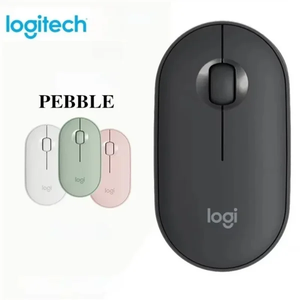 Logitech M350 Silent Wireless Mouse Bluetooth & USB Receiver, Portable Office Mouse with Unifying Technology