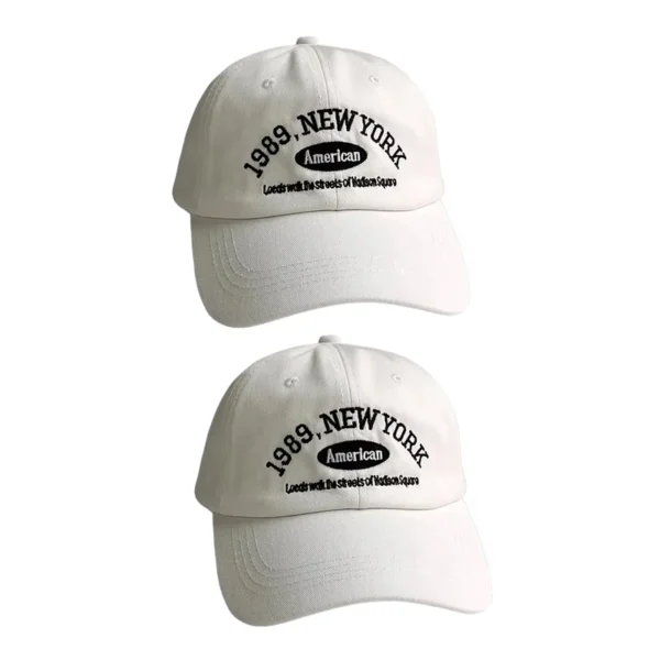 Korean Retro Baseball Hat Women's Autumn Winter Versatile Ins Street Letter Embroidered Caps Summer Couple Men Official Website - Image 9