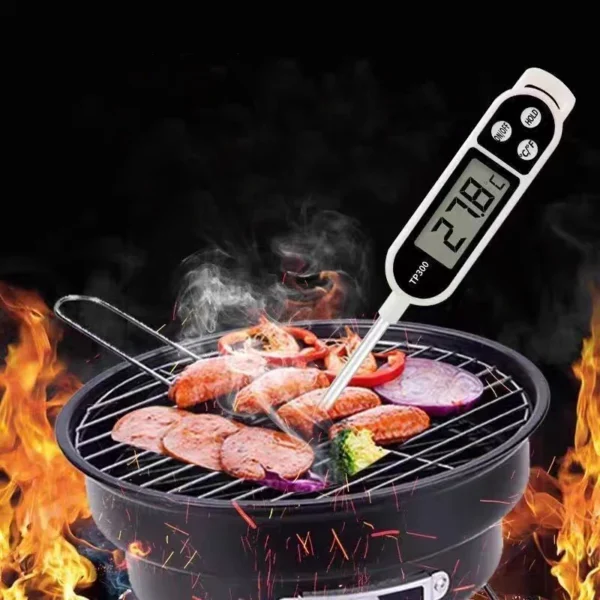 Probe Type Food Thermometer Kitchen Digital Thermometer For Meat Milk Cooking Food BBQ TP300 Electronic Temperature Gauge Tool - Image 4