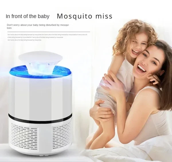 Fotocatalisador Mosquito Killing Lamp Tipo de Sucção Doméstica, Mozzie Killer, Insetos Mudos Pegando Luz - Image 7