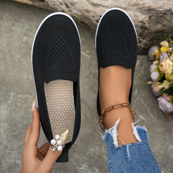 Summer New Women's Mesh Slip-On Casual Shoes Breathable Comfortable Fashionable One-Step Shoes Easy to Wear And off Shoes - Image 11