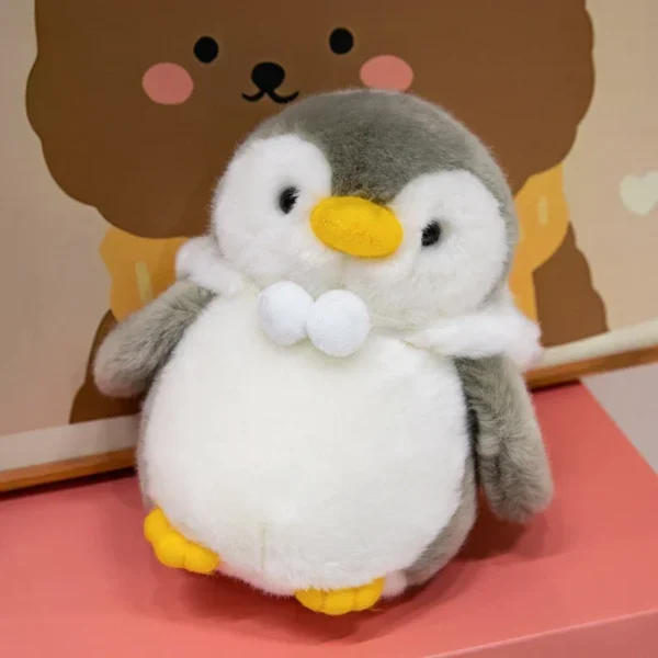 New Cute Penguin Plush Toy Baby Comforting Sleep Doll Fluffy Penguin Wearing Clothes Hats Stuffed Animal Pillow Birthday Gifts - Image 6
