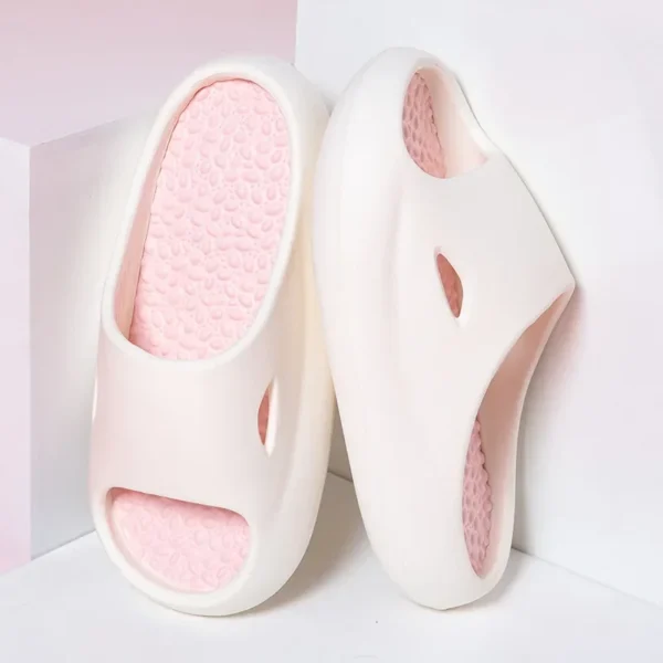 Platform Slippers for Couple Summer Shoes 2023 New Home Massage Slipper Ladies Comfort Beach Slides Sandals Open Toe Flip Flops - Image 6