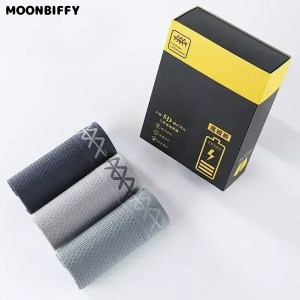 2024 NEW Men's Panties Seamless Breathable Mid Waist Traceless High Elastic Male Underpants Nylon Underwear Comfortable Boxers - Image 2