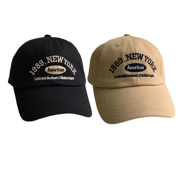 Korean Retro Baseball Hat Women's Autumn Winter Versatile Ins Street Letter Embroidered Caps Summer Couple Men Official Website - Image 20