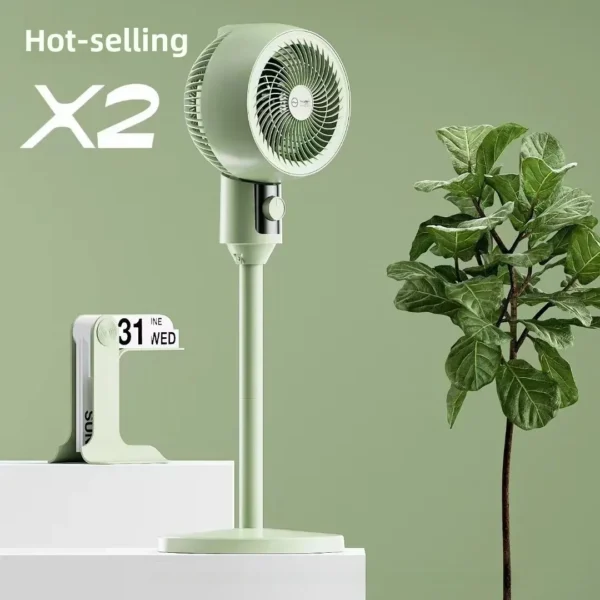 New Model Quiet Standing Floor Fan with Remote Control Air Circulation Fan for Home Use And Dormitory Use - Image 8