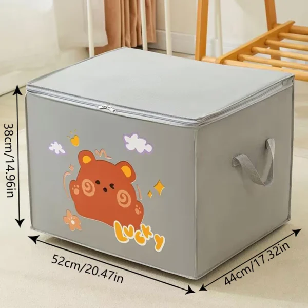 Cube Folding Toys Storage Box Kids Toys Organizer Box Felt Cloth Fabric Storage Basket For Cartoon Animal Nursery Toy Bins Home - Image 12