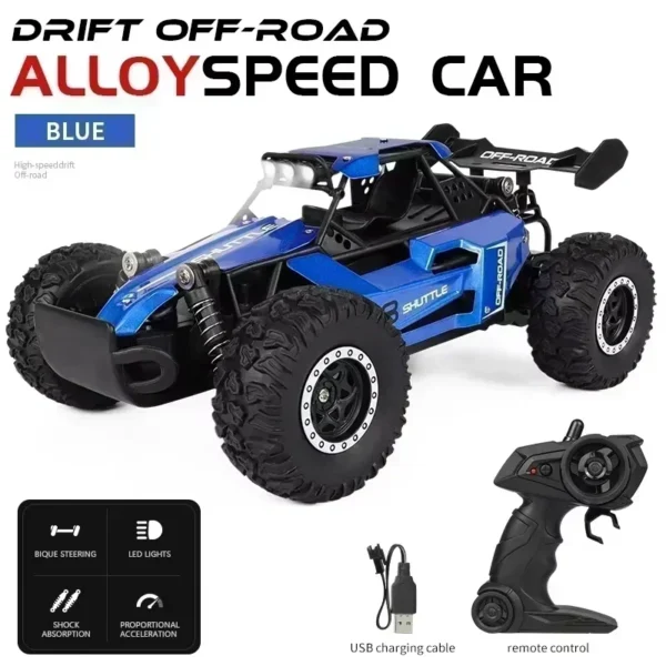 New 1:16 RC Car Remote Control Cars 2.4G Buggy Truck Drift Racing Climbing Off Road Vehicle Outdoor Toy Boy Kids Childrens Gifts - Image 7