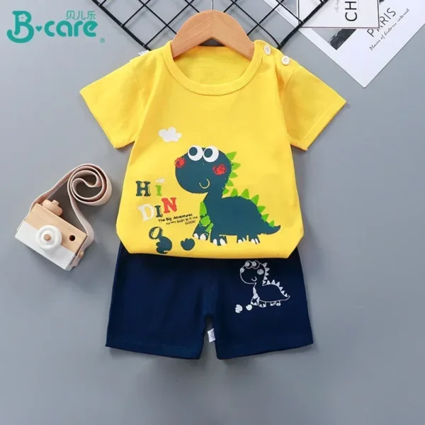 Children's Sets mother Kids Clothes Boys Girl T-shirt Shorts 2PCS Summer Cotton Short sleeve Baby Children Clothing Toddler Suit - Image 6