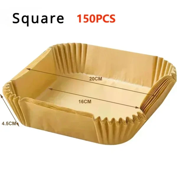 50/100pcs Air Fryer Baking Paper Non-Stick Airfryer Baking Papers Round Air-Fryer Paper Liners Paper Kitchen Accessories - Image 18