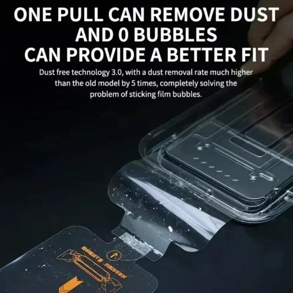 NNBILI Oleophobic Coating Dust Free Easy Installation Screen Protector For iPhone 14 11 13 12 15 16 Pro Max Mini XS X XR Glass - Image 3