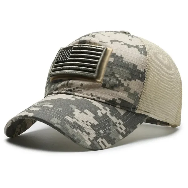 Spring And Summer New Mesh Breathable Personality Sticker Embroidery Women's Baseball Cap Mesh Hat Men's Outdoor Sunscreen Cap - Image 6