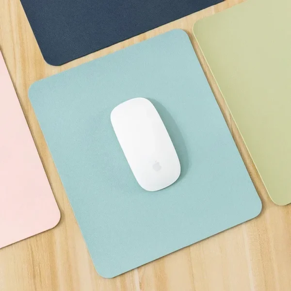 Small PU mouse pad Non-Slip Gaming Desktop Mouse Pad Waterproof Anti-Scratch Easy To Clean Mat For PC Laptop Desktop - Image 6