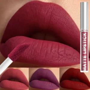 12 Color Red Brown Matte Waterproof Lip Gloss Sexy Red Not Fade Purple Liquid Lipstick Lasting Velvet Lip Glaze Non Stick Makeup