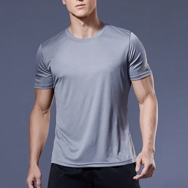 Running Shirts Soccer Shirts Men's Jersey Sportswear Mens Jogging T-Shirts Quick Dry Compression Sport T-Shirt Fitness Gym - Image 3