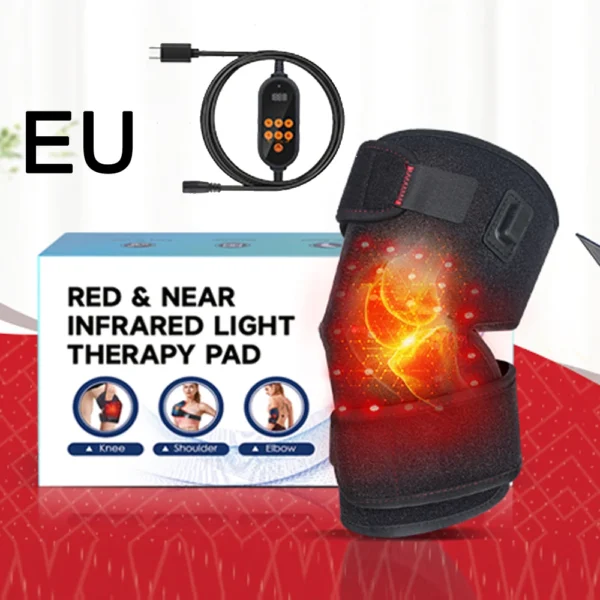 Astarexin Red Infrared Light Therapy Pad 660nm 850nm Red Light Heating Pain Relief Knee Brace Elbow Shoulder Wrap Mas Massager - Image 8