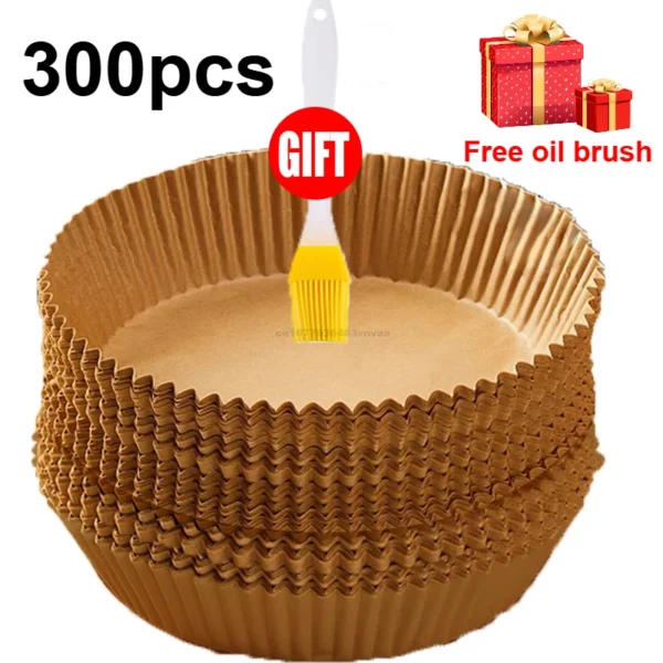 20cm Air Fryer Paper Liner Pastry Accessories Airfryer Cooking Baking Paper Tool Aerogrill Parchment Oven Disposable Dishes - Image 8