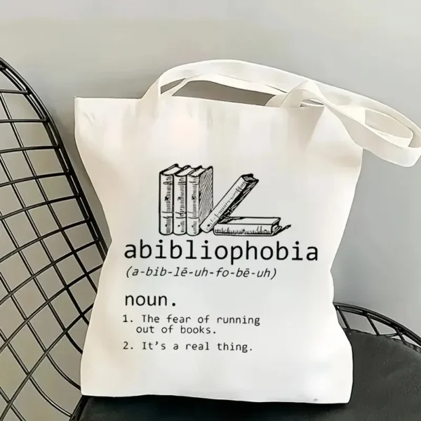 Women's & Unisex Tote Bag Take Me To The Bookstore Literary Bookstore Art Shoulder Handbag Everyday Book Lover Gift