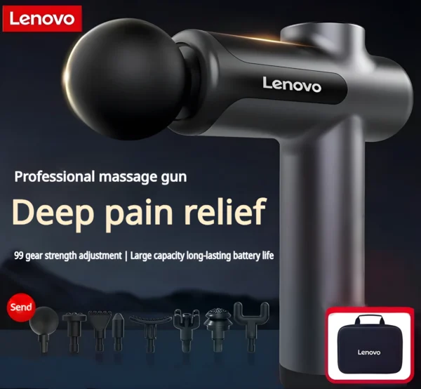 Original Lenovo Professional Grade Fascia Gun N2 N3 Series Muscle Relaxation Massager LED Touch Screen 6-8Massage Head Gifts - Image 12