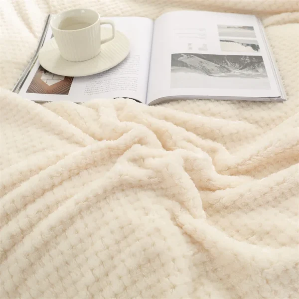 Baby Blanket Soft Fleece Infant Thick Quilt Bedding Swaddle Wrap Blanket Warm Newborn Stroller Sleep Cover Nursery Thermal Gift - Image 6