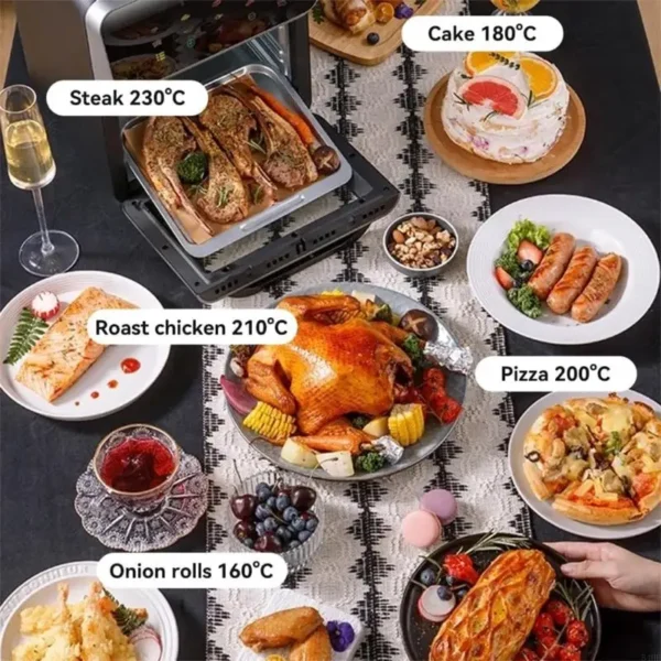 54HE 15L Electric Air Fry Household Large Capacity Multifunctional Electric Oven - Image 5