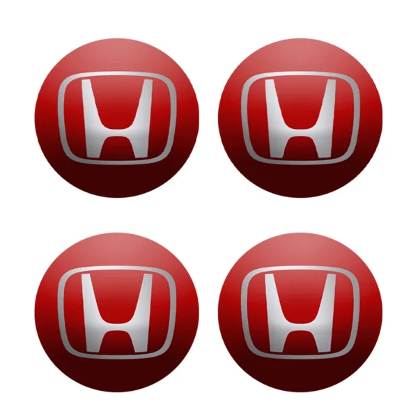 4Pcs 56mm Aluminum Emblem Car Wheel Center Hub Caps Sticker For Honda Mugen Power Civic Accords CRV Hrv Jazz CBR VTEC VFR - Image 8
