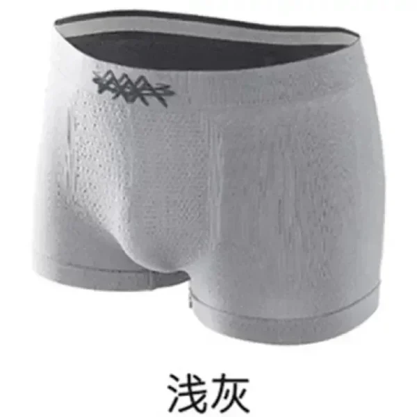 2024 NEW Men's Panties Seamless Breathable Mid Waist Traceless High Elastic Male Underpants Nylon Underwear Comfortable Boxers - Image 10