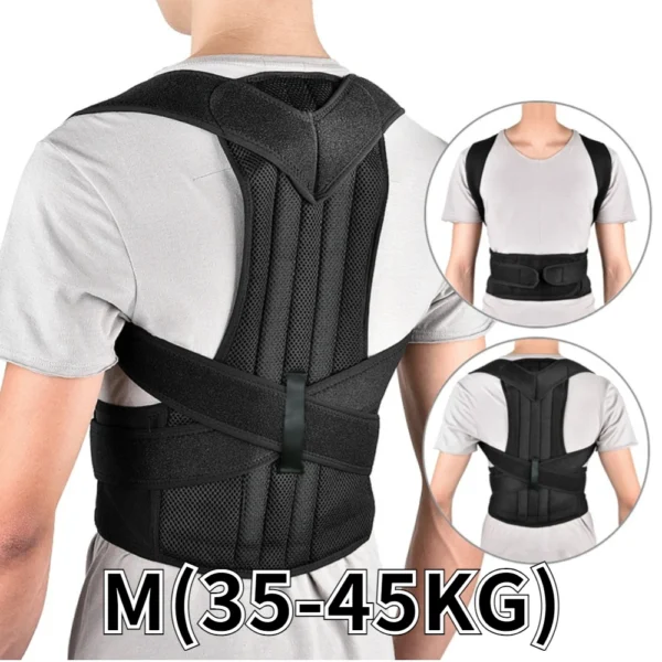 Back Posture Corrector Anti-camel Correction Belt Sitting Posture Correction Belt Back Orthopedic Adjustable Correction Belt New - Image 7