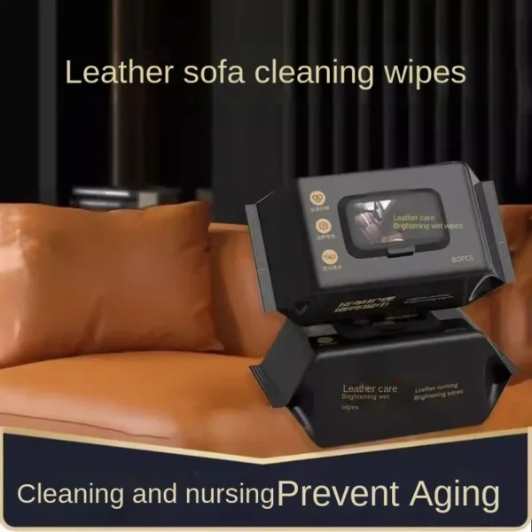 Car interior cleaning wipes Car watch plate plastic leather seat special decontamination coating care car polishing artifacts Au - Image 2