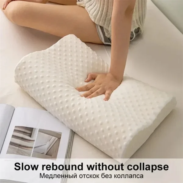 Long Pillow Memory Foam Bedding Pillow Neck Protection Slow Rebound Shaped Maternity Pillow For Sleeping Orthopedic Pillows - Image 4