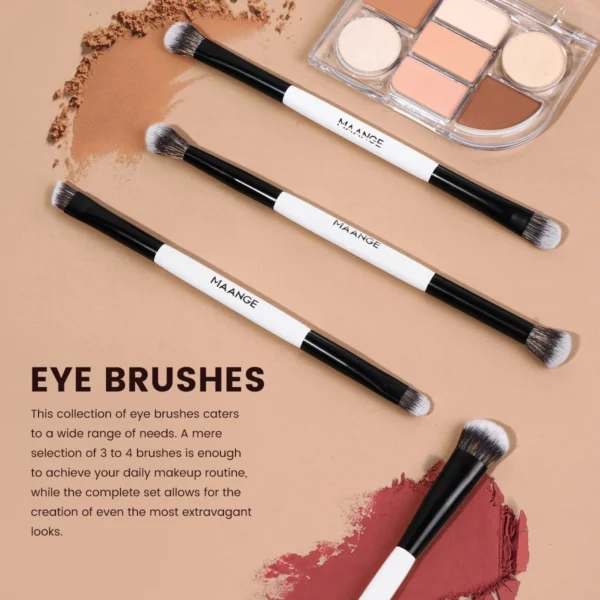 MAANGE 12pcs Makeup Brush Set Premium Synthetic Hair Includ Powder Foundation Concealer Eyeshadow Blending Brush Cosmetics Tools - Image 6