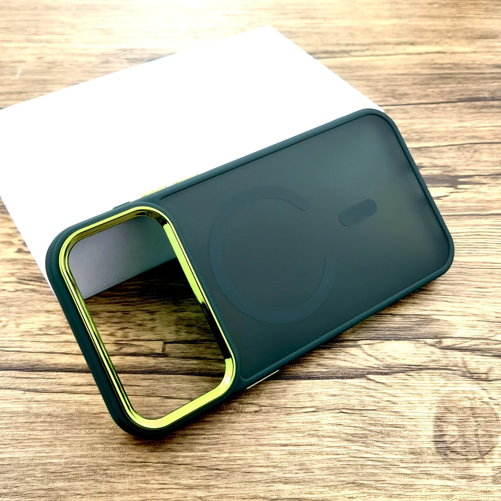 Luxury Matte Translucent Case For iPhone 17 Air 16 15 14 13 12 11 Pro Max 17Pro iPhone17 Magsafe Mag Safe Wireless Charge Covers 13 Luxury Matte Translucent Case For iPhone 17 Air 16 15 14 13 12 11 Pro Max 17Pro iPhone17 Magsafe Mag Safe Wireless Charge Covers - Image 13