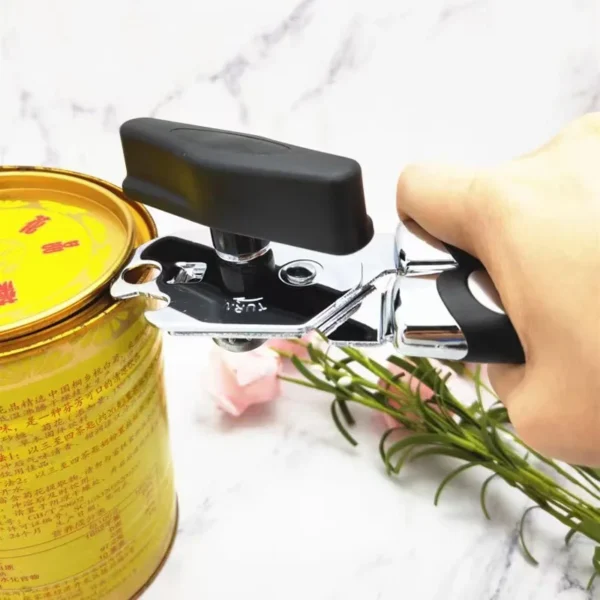 Stainless Steel Can Opener Multifunctional Grip Opener Side Cut Professional Tins Bottle Opener Kitchen Gadgets - Image 5