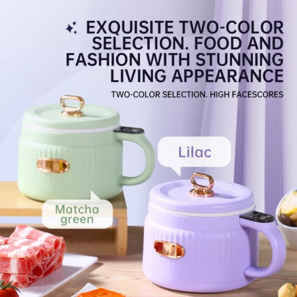 Small intelligent rice cooker 220V multifunctional non stick pot electric rice cooker for home dormitory insulation cooking pot. - Image 2