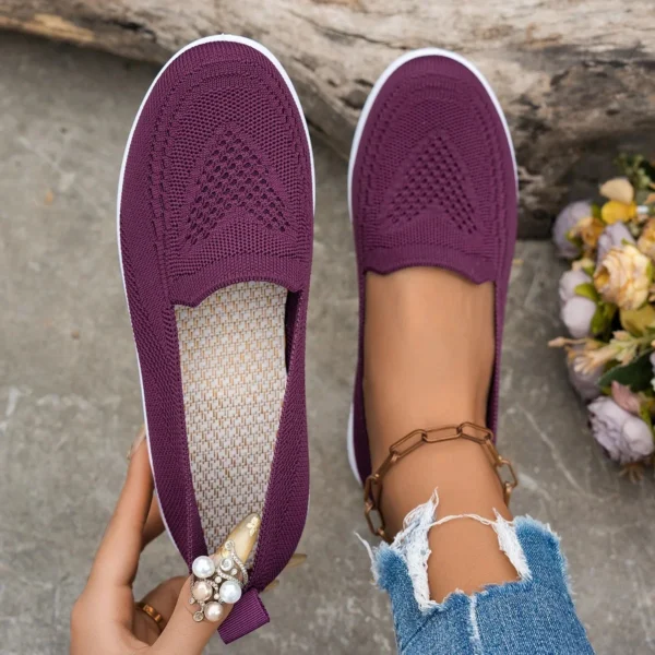 Summer New Women's Mesh Slip-On Casual Shoes Breathable Comfortable Fashionable One-Step Shoes Easy to Wear And off Shoes - Image 7