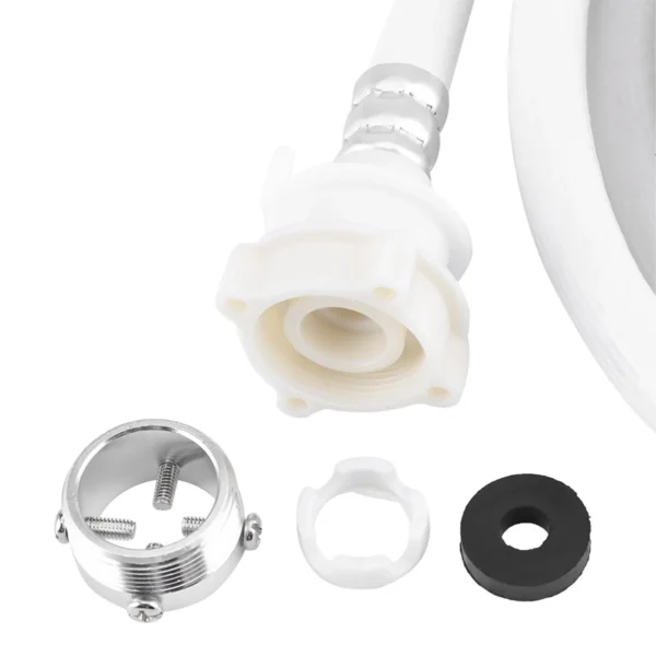 2m/3m Length Washing Machine Water Inlet Hose Washer Pipe Tube Connector PVC Hose White Color Long Length - Image 6