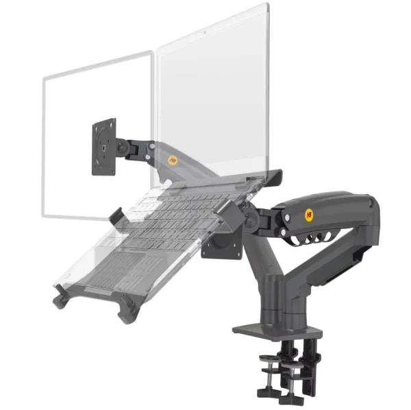 Desktop NB F160 + FP-2 Gas Spring Dual Arm for 17"-27" Monitor Holder + 10"-17" Laptop Support Air Press Mount Stand Load 2-9kg - Image 7
