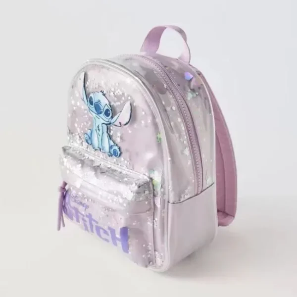 Stitch Stitched Cartoon Sequined Back Fashionable Trendy Kindergarten School Bag Kawaii Backpack High Quality Storage Bag - Image 2