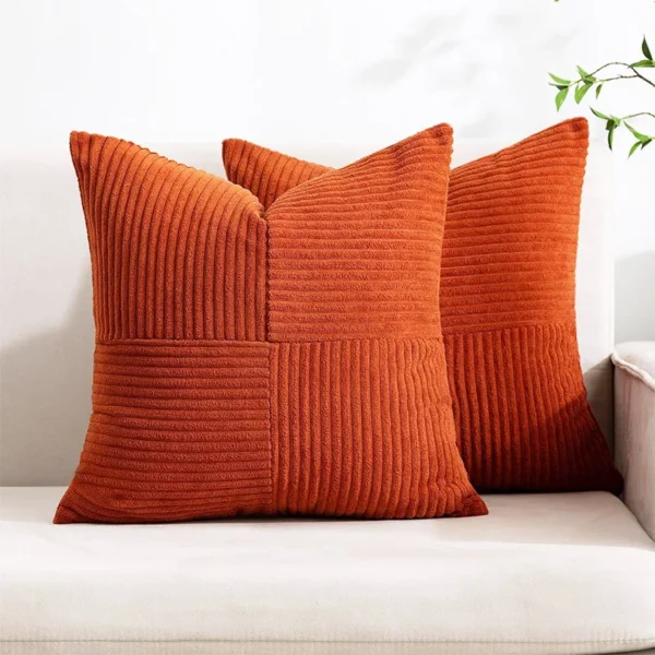 1pc Decorative Throw Pillow Cover For Living Room Bed Sofa,Soft Plush Square pillowcase,Cute Corduroy Lumbar Throw Pillow Case - Image 13