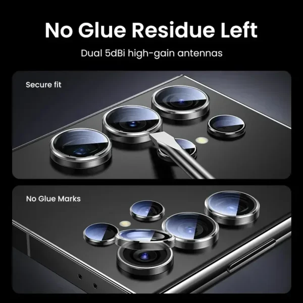 Camera Lens Protector Glass For Samsung S23 S24 Ultra Plus Full Cover Lens Metal Protector Ring For Galaxy S22 Ultra Camera Film - Image 6