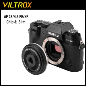 VILTROX AF 28mm F4.5 Chip Autofocus Full Frame Camera Lens Retro Slim For Fujifilm X Sony E Nikon Z Mount